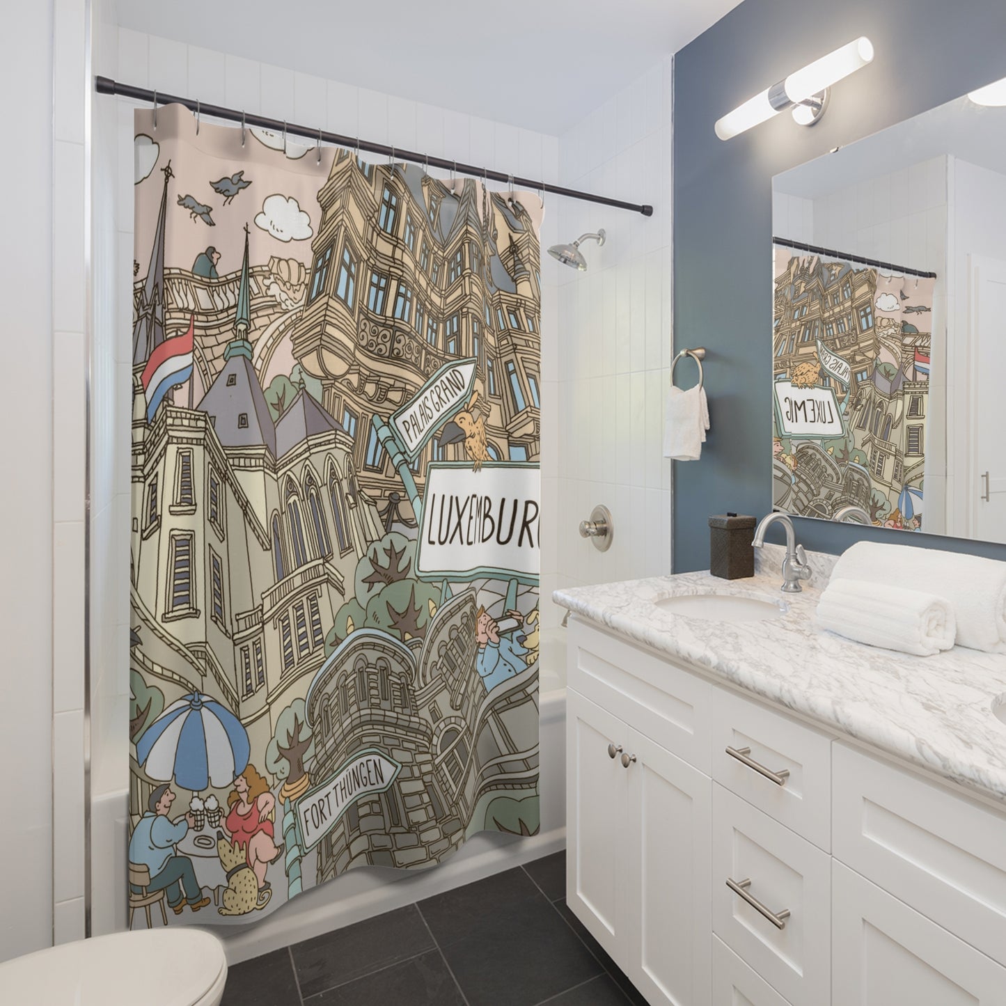 Luxemburg Shower Curtain