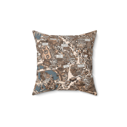 Rome. Spun Polyester Square Pillow