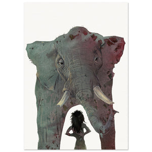 Mowgli and Hathi, the Elephant