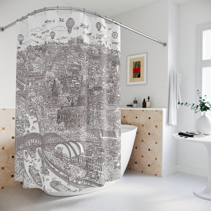 Cologne Shower Curtain