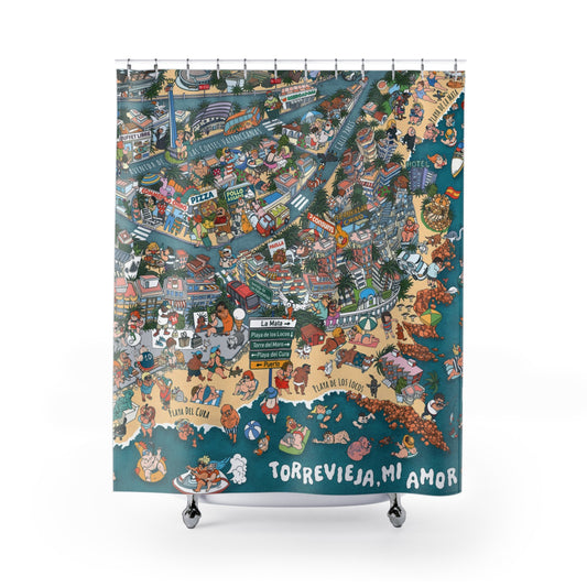 Torrevieja Shower Curtain