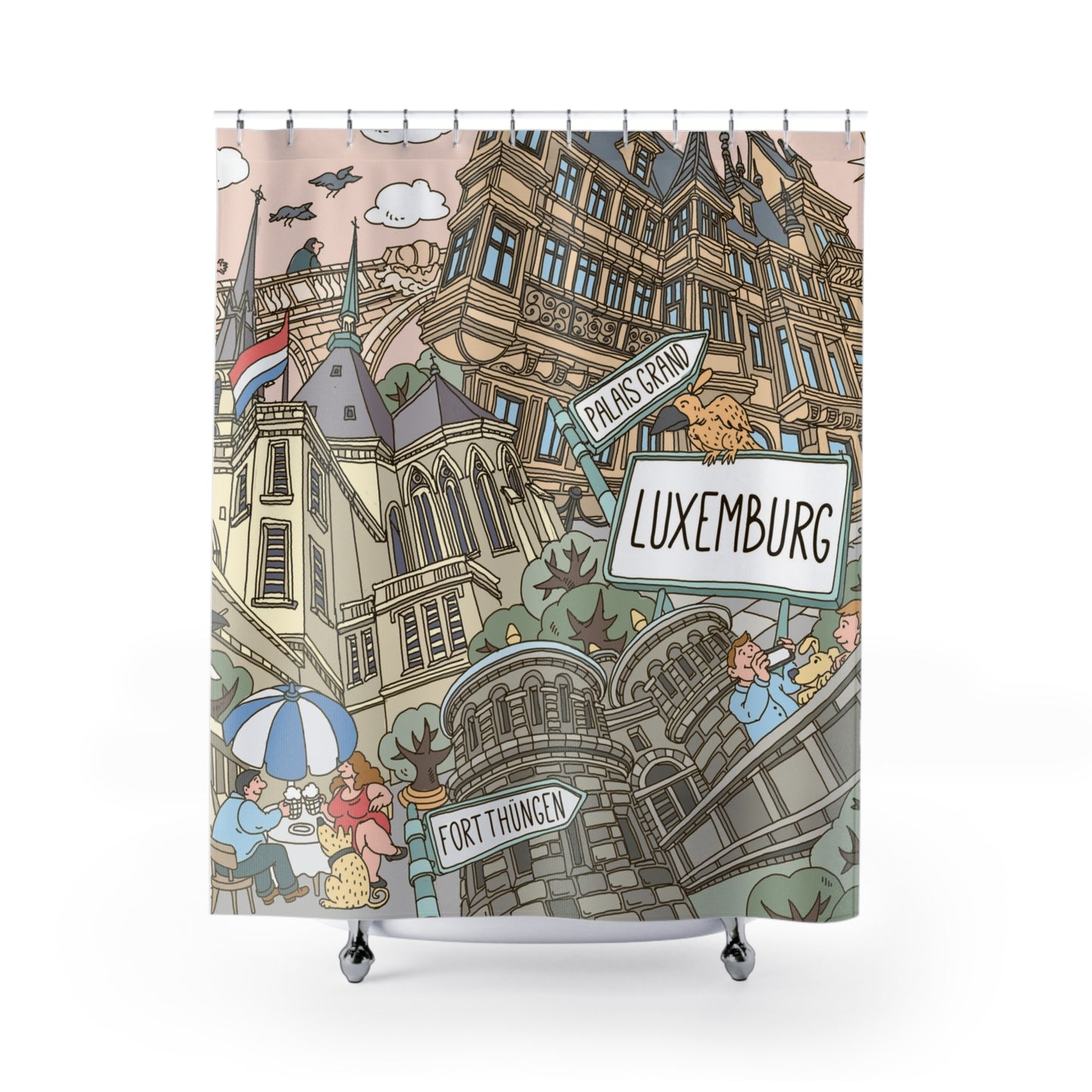 Luxemburg Shower Curtain