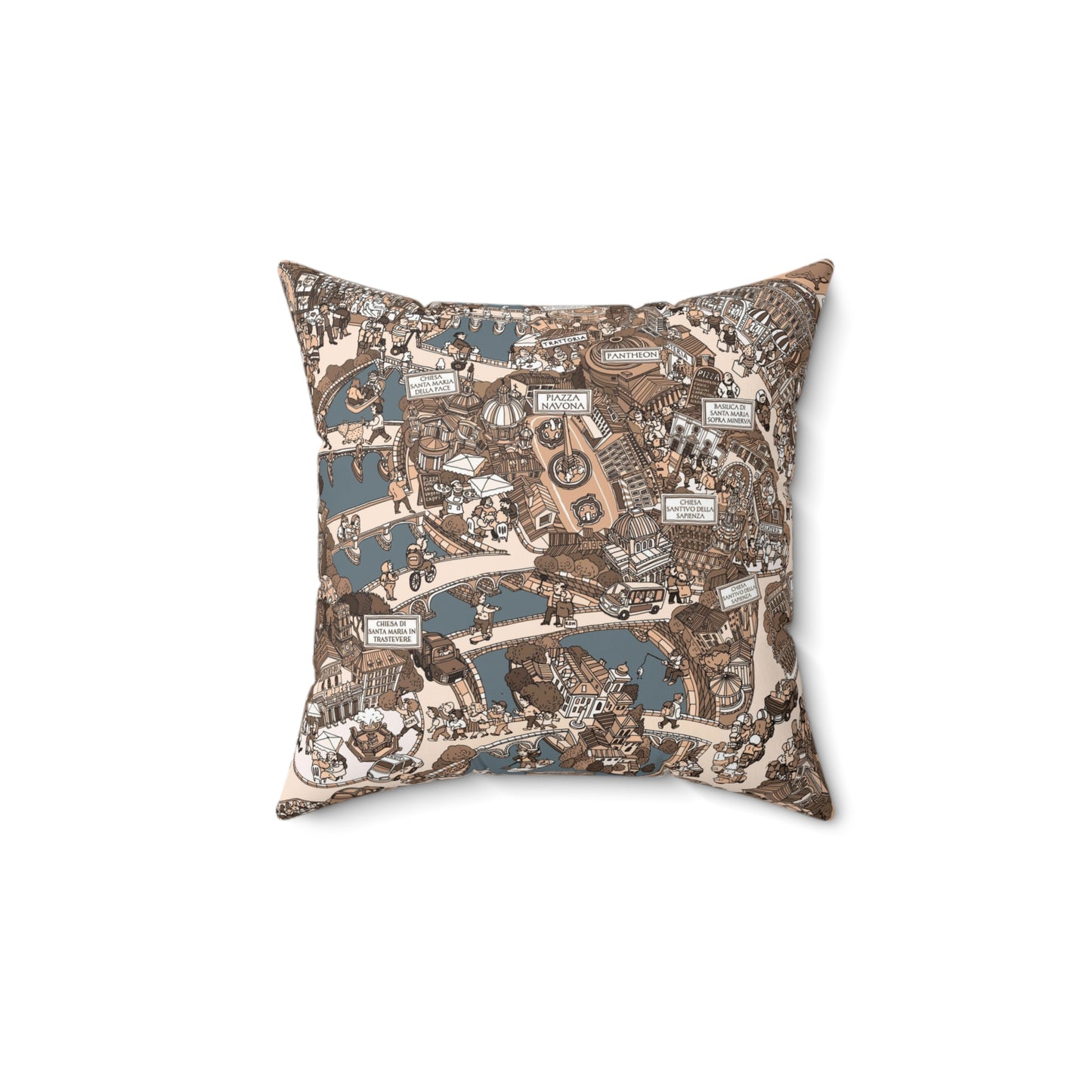 Rome. Spun Polyester Square Pillow