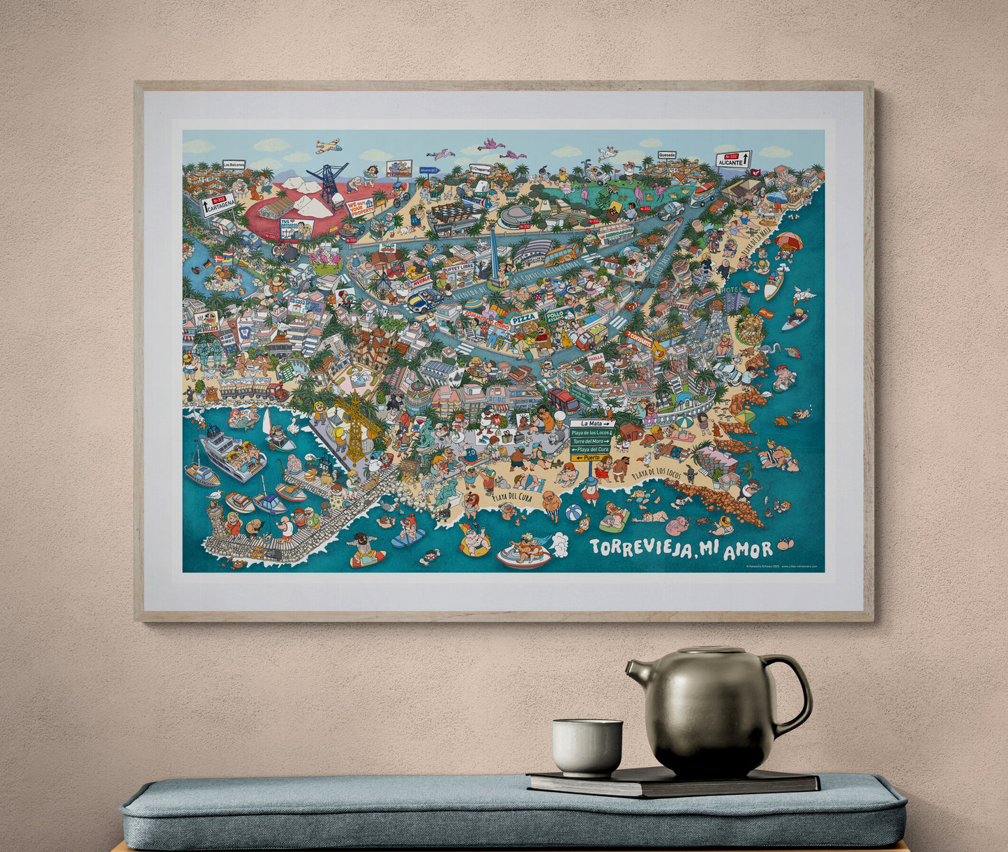 Premium Semi-Glossy Paper Poster Torrevieja