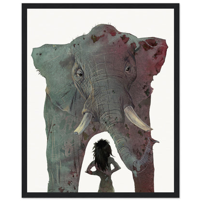 Mowgli and Hathi, the Elephant